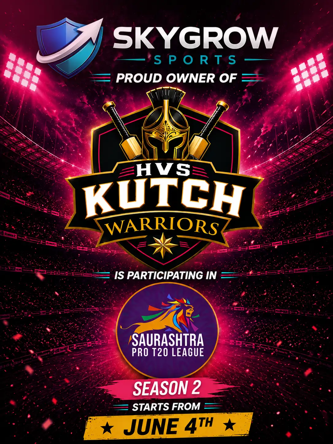 Kutch Warriors Mobile Banner